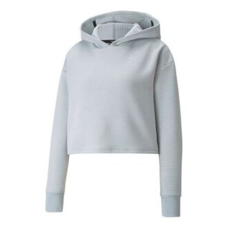 (WMNS) Bluza z kapturem do biegania i jogi, sportowa, szara