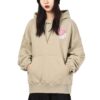 (WMNS) Bluza z kapturem Downtown Graphic, oddychająca, z nadrukiem liter, z długim rękawem, w kolorze khaki