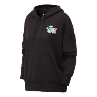 (WMNS) Bluza z kapturem Downtown Graphic w kolorze czarno-niebieskim i różowym