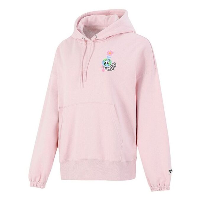(WMNS) Bluza z kapturem Downtown Graphic w kolorze różowym