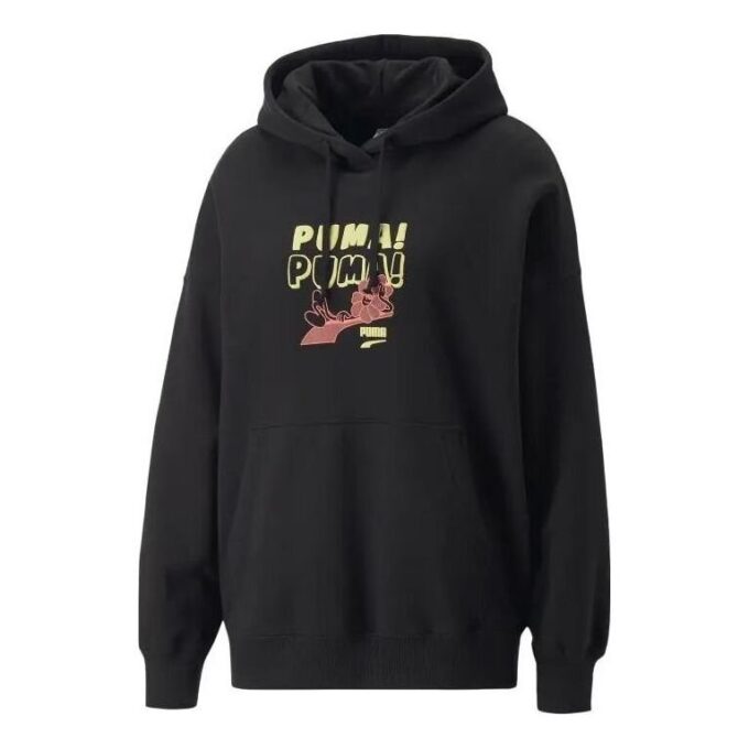 (WMNS) Bluza z kapturem Downtown Oversized Graphic w kolorze czarnym