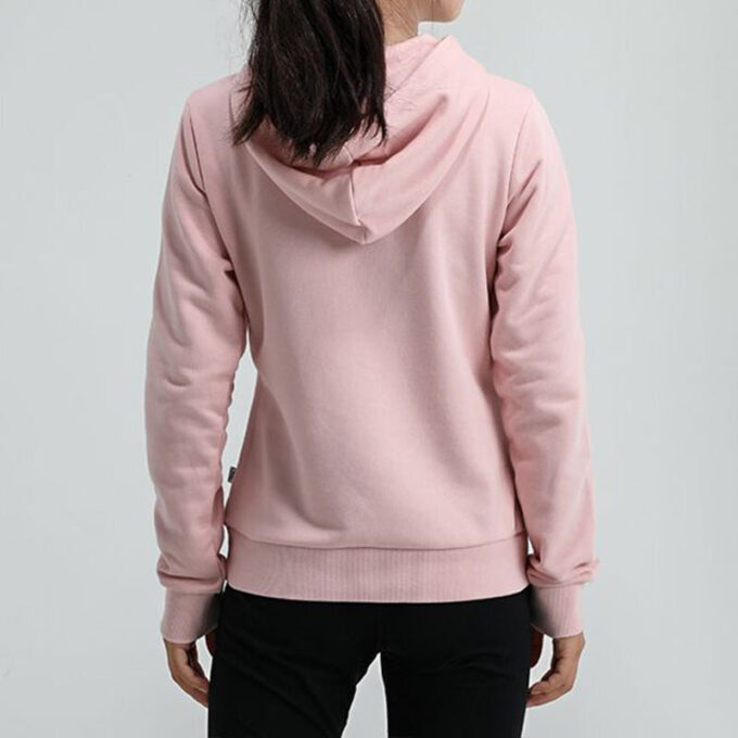 (WMNS) Bluza z kapturem Essentials Logo „Różowo-biała”