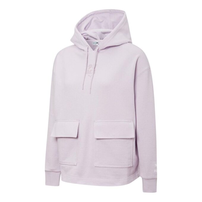 (WMNS) Bluza z kapturem i kieszeniami „Fioletowa”