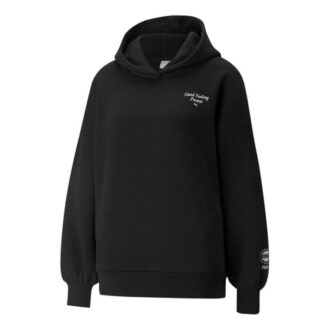 (WMNS) Bluza z kapturem Logo Wellness Club Crew w kolorze czarnym