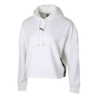 (WMNS) Bluza z kapturem Metallic Nights „Białe złoto”