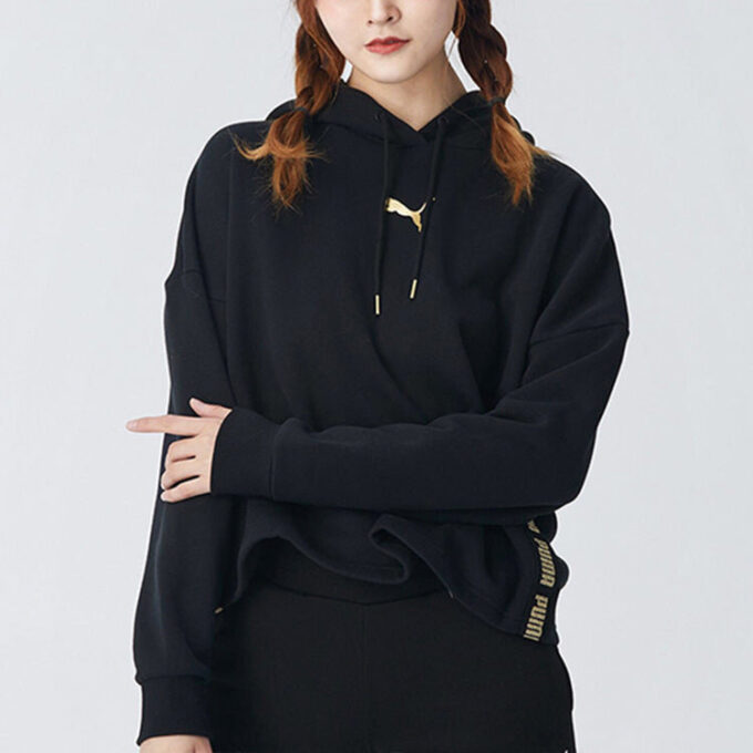 (WMNS) Bluza z kapturem Metallic Nights „Black Gold”