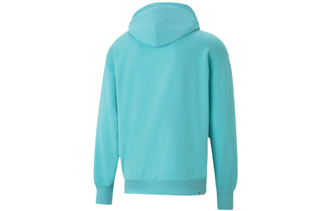 (WMNS) Bluza z kapturem, nadruk swobodny, anioł, niebieski