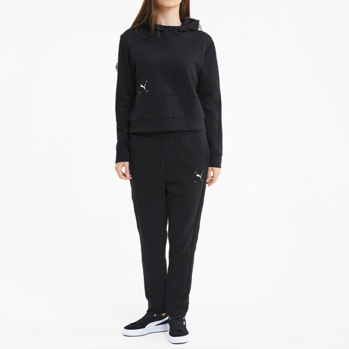 (WMNS) Bluza z kapturem Nu-Tility „Czarno-biała”