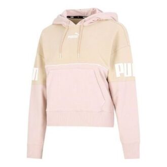 (WMNS) Bluza z kapturem Power Colorblock w kolorze różowym