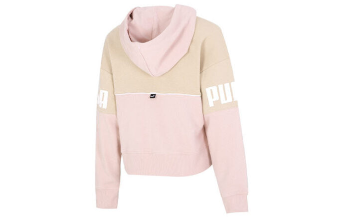 (WMNS) Bluza z kapturem Power Colorblock w kolorze różowym