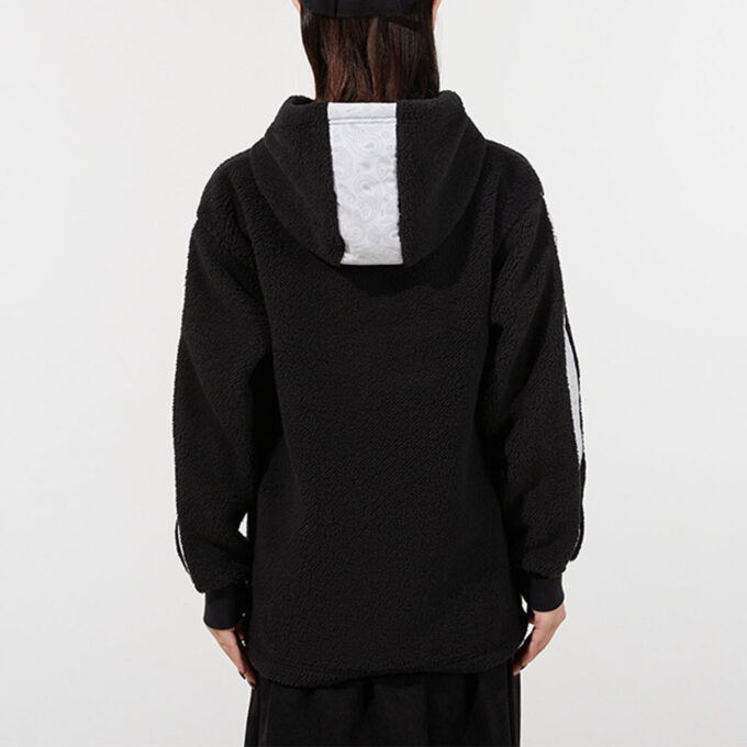 (WMNS) Bluza z kapturem Sherpa „Czarno-biała”