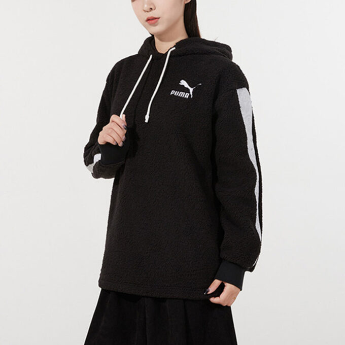 (WMNS) Bluza z kapturem Sherpa „Czarno-biała”