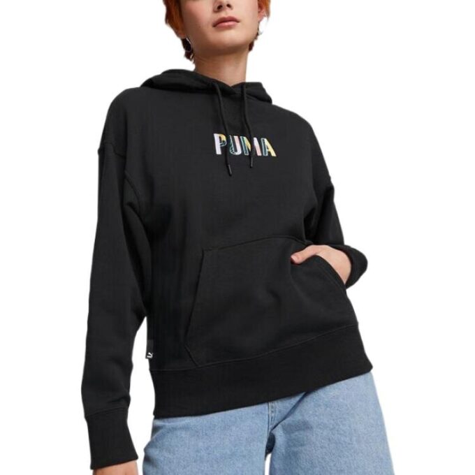 (WMNS) Bluza z kapturem SWxP Graphic „Czarna”