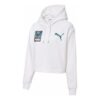 (WMNS) Bluza z kapturem z logo Claw Pack w kolorze biało-niebieskim