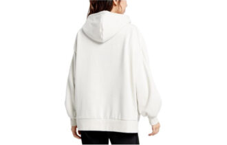 (WMNS) Bluza z kapturem z logo w kolorze białym