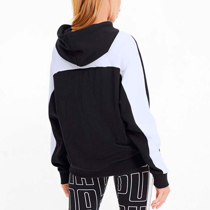 (WMNS) Bluza z kapturem z małym logo „Czarno-biały”