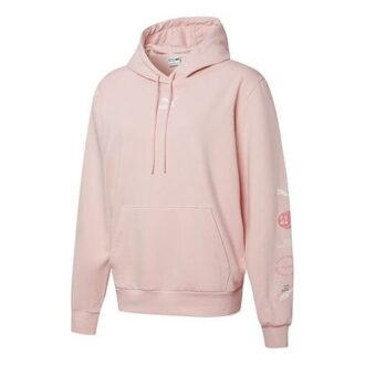 (WMNS) Bluza z kapturem z małym logo w kolorze jasnoróżowym