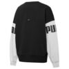 (WMNS) Bluza z nadrukiem logo Power Color Blocking Crew w kolorze czarnym