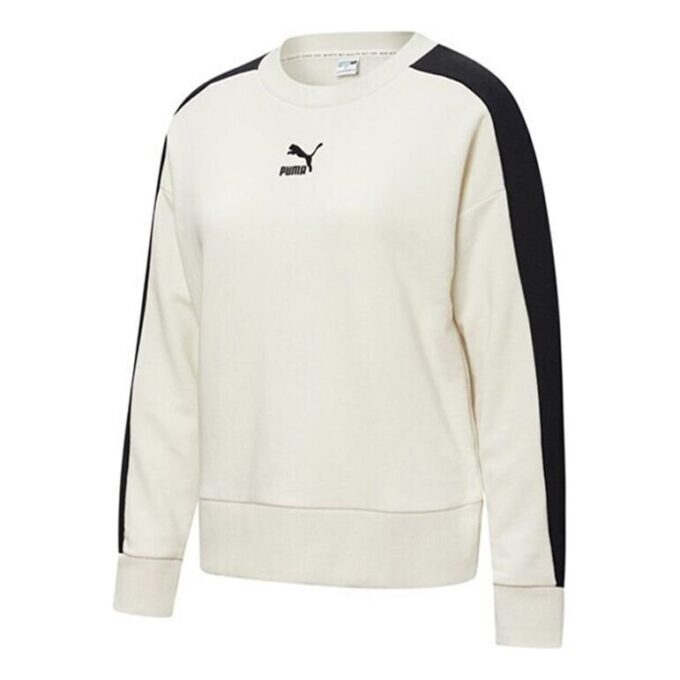 (WMNS) Bluza z okrągłym dekoltem Classics T7 w kolorze biało-czarnym