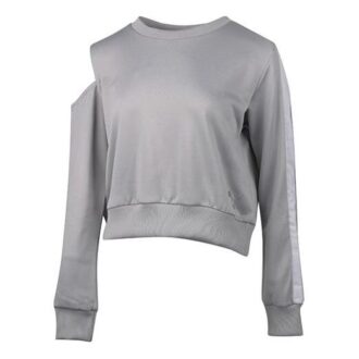 (WMNS) Bluza z okrągłym dekoltem i nadrukiem logo w kolorze szarym (WMNS) Bluza z okrągłym dekoltem i nadrukiem logo w kolorze szarym