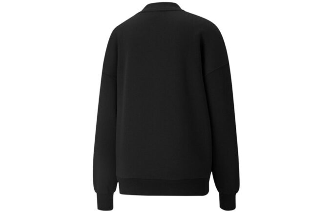 (WMNS) Bluza z okrągłym dekoltem Logo Wellness Club w kolorze czarnym