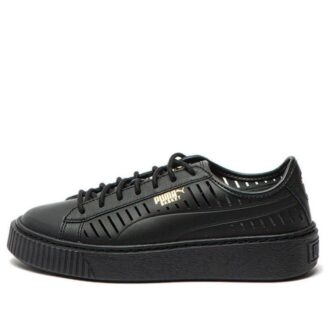 (WMNS) Buty codzienne na lato z platformą Basket, czarne