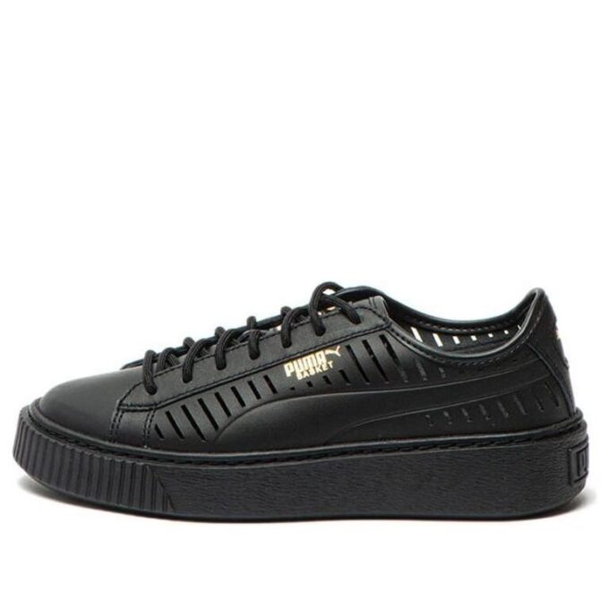 (WMNS) Buty codzienne na lato z platformą Basket, czarne