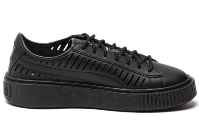 (WMNS) Buty codzienne na lato z platformą Basket, czarne