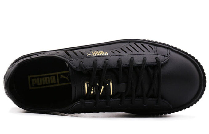 (WMNS) Buty codzienne na lato z platformą Basket, czarne