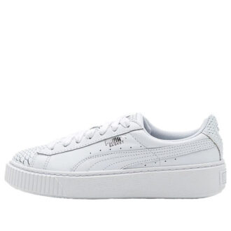 (WMNS) Buty deskorolkowe Basket Platform Ocean Leisure w kolorze białym