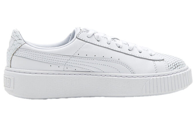 (WMNS) Buty deskorolkowe Basket Platform Ocean Leisure w kolorze białym