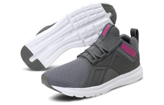 (WMNS) Buty do biegania Enzo Wn GS Szaro-Czerwone