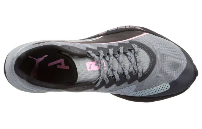 (WMNS) Buty do biegania w terenie Fast-Trac Apex NITRO w kolorze szaro-czarnym