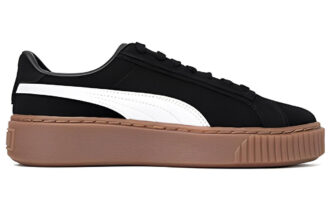 (WMNS) Buty do skateboardingu na platformie „Czarno-biało-brązowe”
