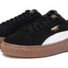 (WMNS) Buty do skateboardingu na platformie „Czarno-biało-brązowe”
