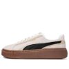(WMNS) Buty do skateboardingu na platformie „Kremowo-czarno-brązowe”