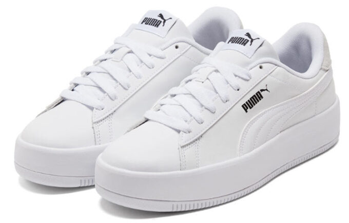 (WMNS) Buty Lily Platform Leather w kolorze białym