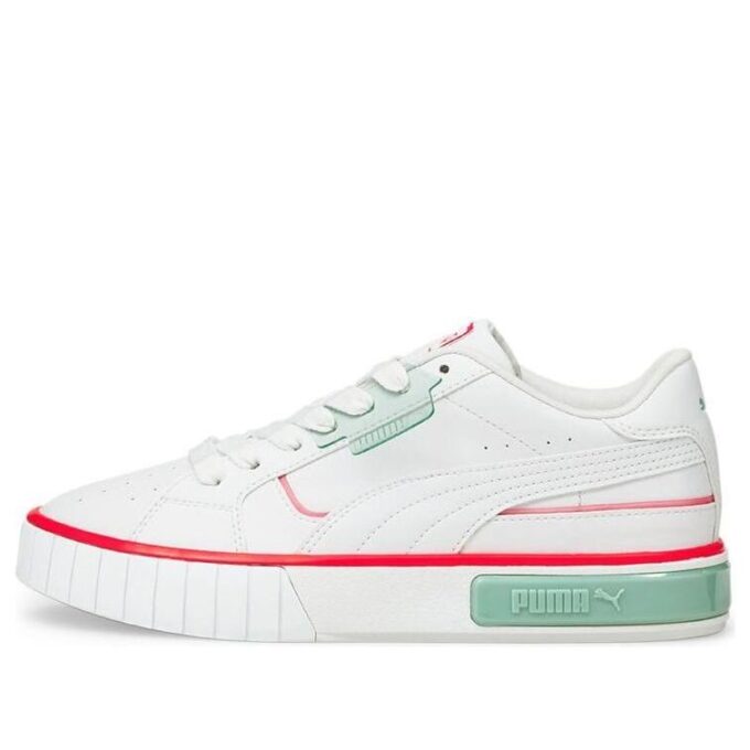 (WMNS) Buty na platformie Cali Star Lights w kolorze białym/zielonym/pomarańczowym