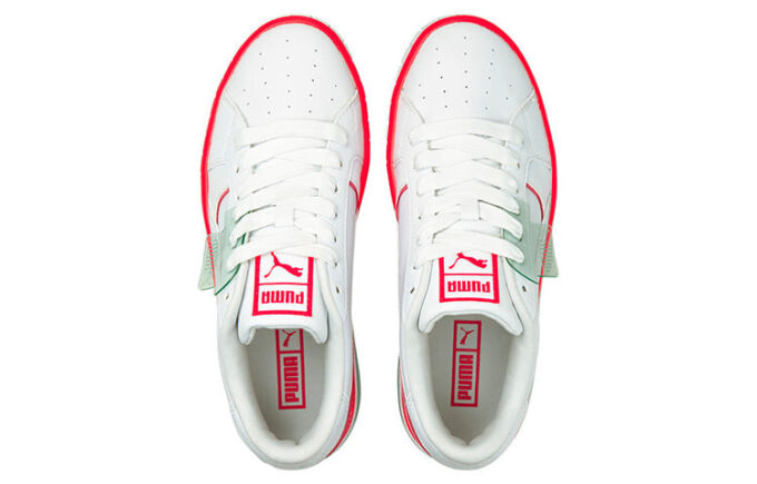 (WMNS) Buty na platformie Cali Star Lights w kolorze białym/zielonym/pomarańczowym