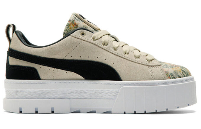 (WMNS) Buty sportowe Mayze Botanics w kolorze kremowym