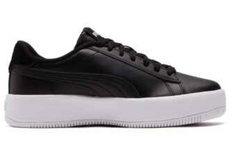 (WMNS) Buty typu board Lily Platform, czarno-białe
