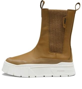 (WMNS) Buty zimowe Mayze Stack Chelsea w kolorze czekoladowym