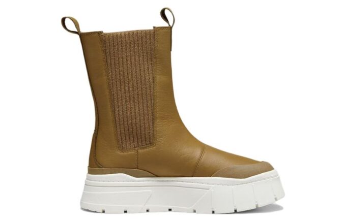 (WMNS) Buty zimowe Mayze Stack Chelsea w kolorze czekoladowym