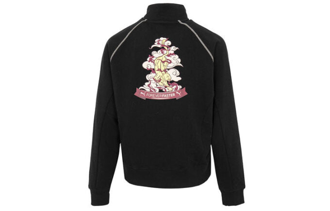 (WMNS) Das Cc Graphic Half-Zip Crew „Black”