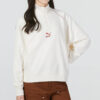 (WMNS) Das Cc Graphic Half-Zip Crew „White”