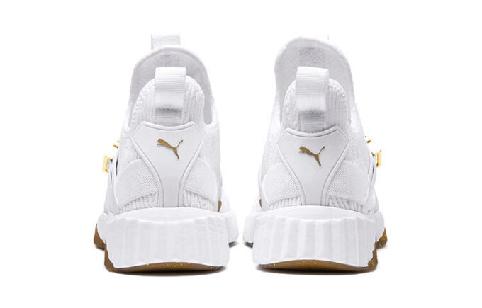 (WMNS) Defy Varsity Mid „Białe metaliczne złoto”