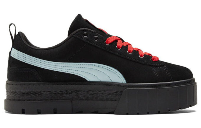 (WMNS) Dua Lipa x Mayze Suede „Black Blue Glow”