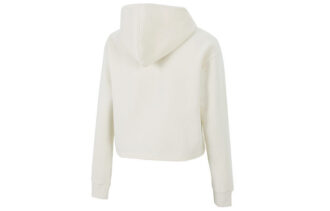 (WMNS) Essential Metallic Cropped Hoodie „Beige”