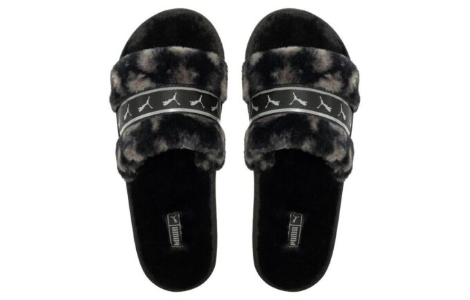 (WMNS) Fluff Remix Animal BX „Black Grey”