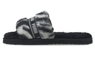 (WMNS) Fluff Slide „Wild – Black”